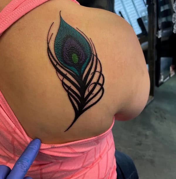 More Compelling Peacock Tattoo Designs That Are Ahead Of Their Time