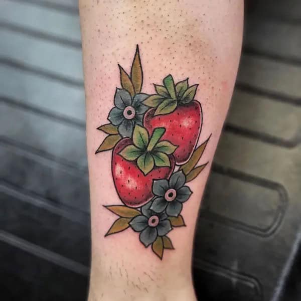 More Designs of Strawberry Tattoos To Check Out This Instant