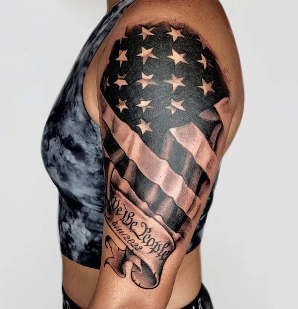 We The People Arm Tattoo