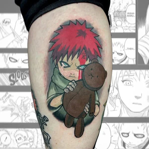 More Gaara Tattoos To Check Out For Gaining Inspiration