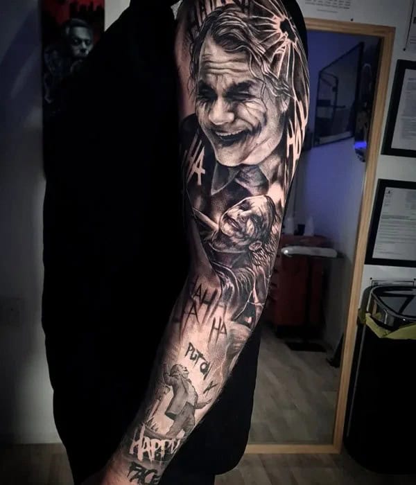 Joker Sleeve Tattoo