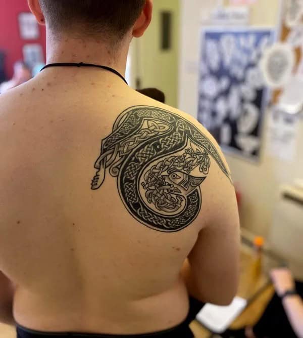 Celtic Shoulder Tattoo