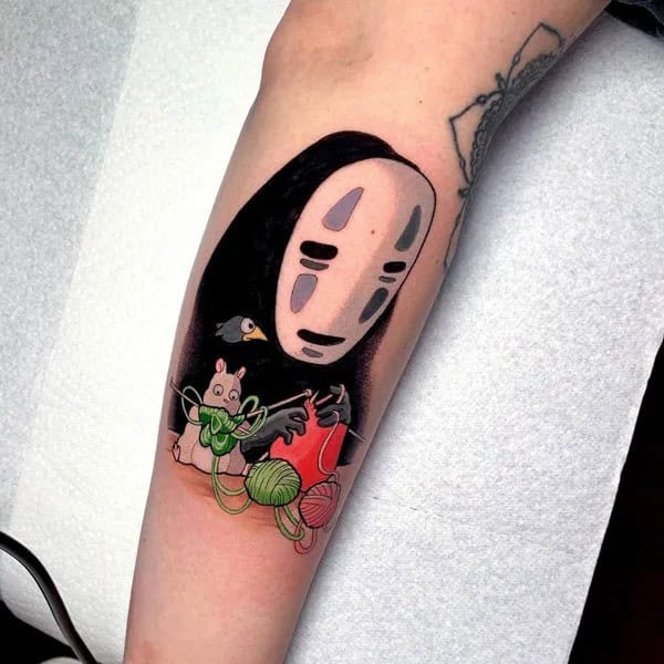 Anime Foot Tattoo