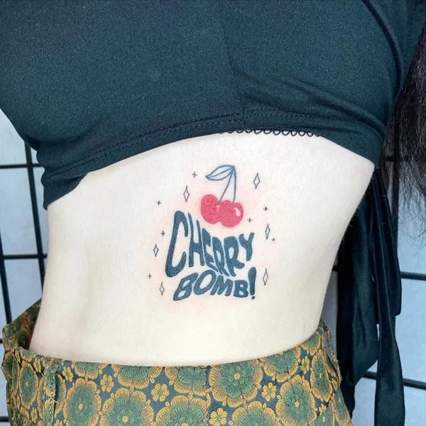 Cherry Bomb Tattoo