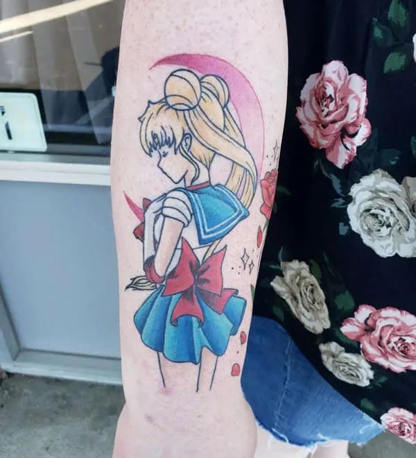 Anime Foot Tattoo