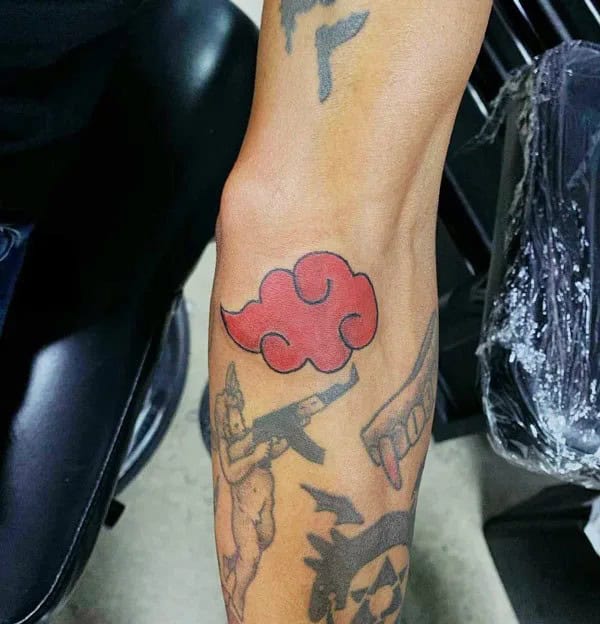 Akatsuki Cloud Tattoo