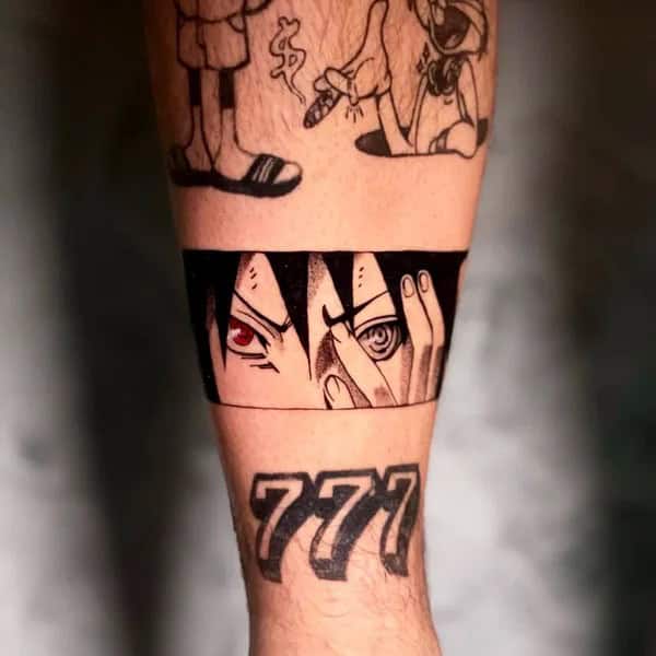 Madara Sharingan Tattoo