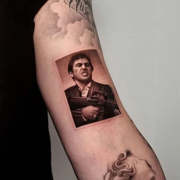 Al Pacino Scarface Tattoo