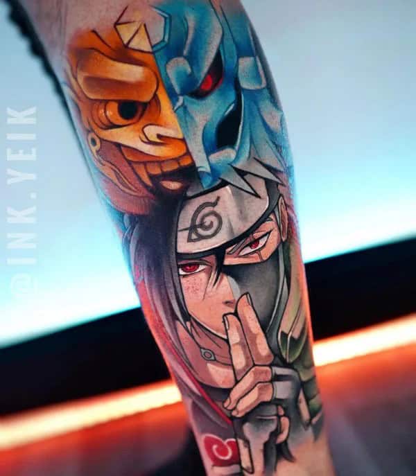 Itachi Hand Tattoo