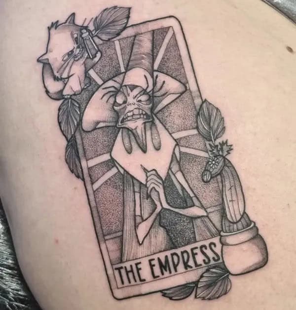 Empress Tarot Card Tattoo