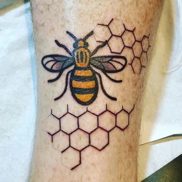 Manchester Bee Tattoo