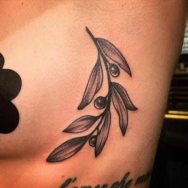 Whale Side Boob Tattoo