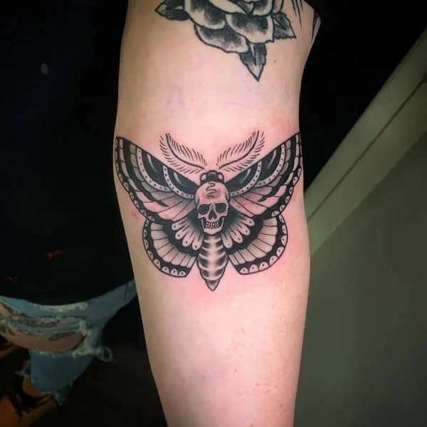 More Death Moth Tattoos That Can’t Be Ignored!