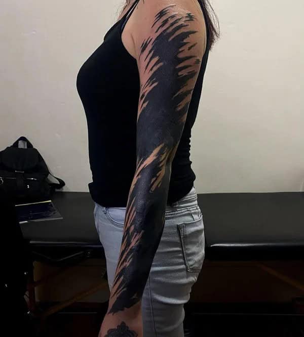 Blackwork Sleeve Tattoo