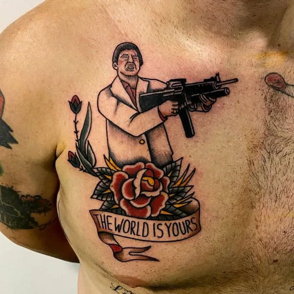 Al Pacino Scarface Tattoo