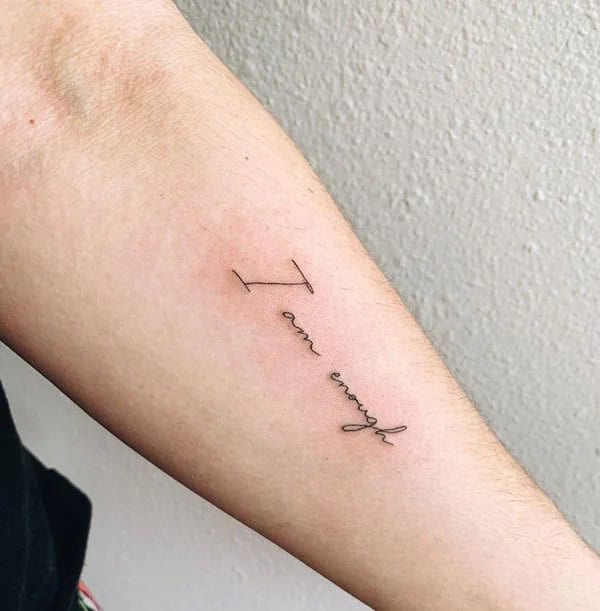 More “I Am Enough” Tattoos To Enhance Your Dignity