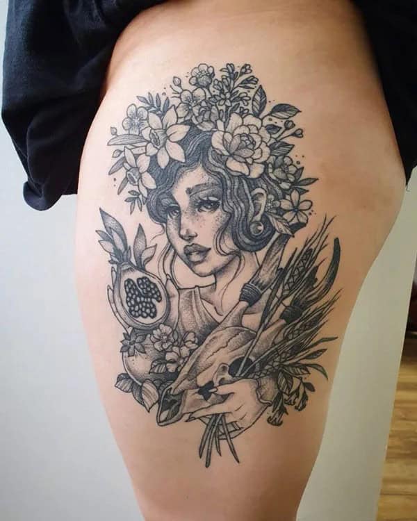 Explore More Engaging  Designs Of Persephone Tattoo