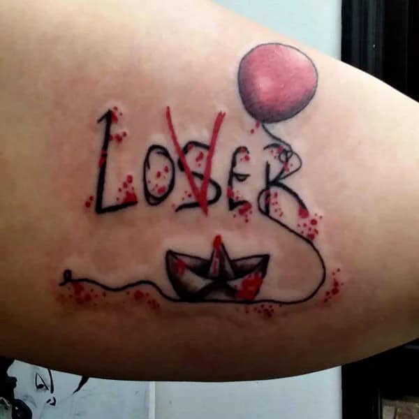 Evil Loser Lover tattoo