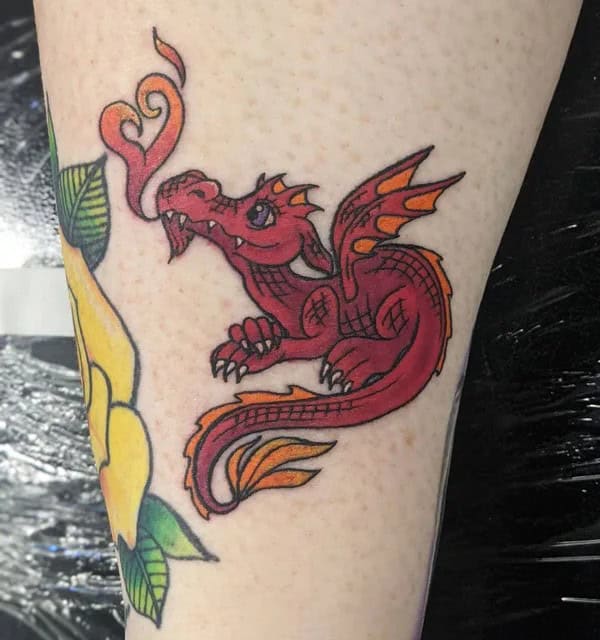 Cute Chinese dragon tattoo