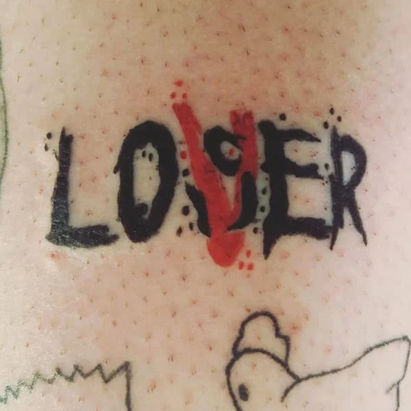 Evil Loser Lover tattoo