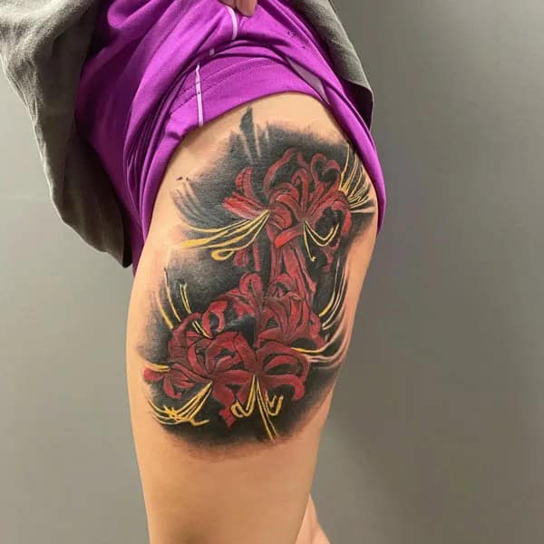 Demon Slayer Spider Lily Tattoo