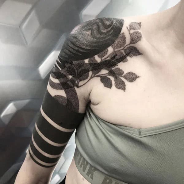 Aspen Leaf Tattoo