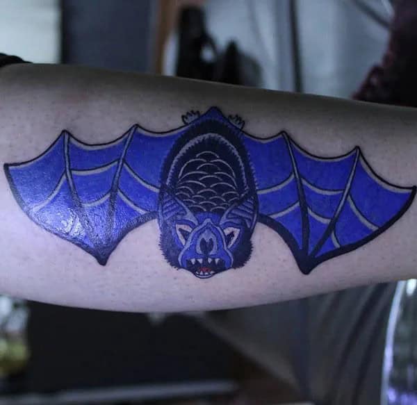 Bat Tattoo On Hand