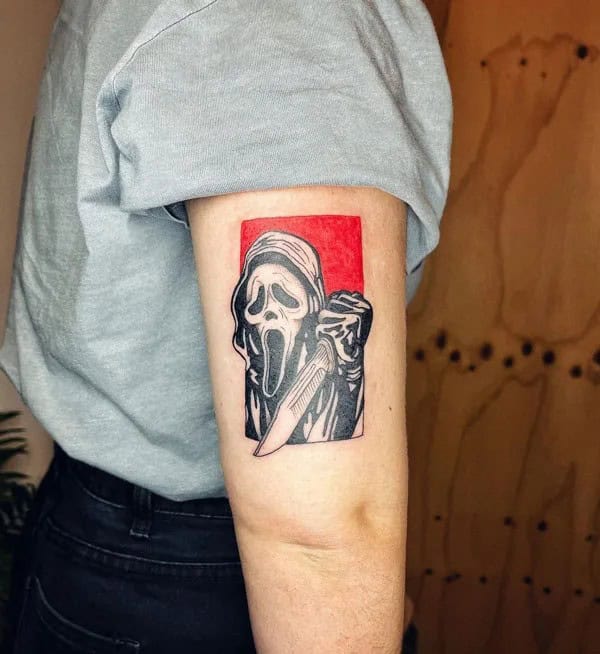 Scream Wrist Tattoo