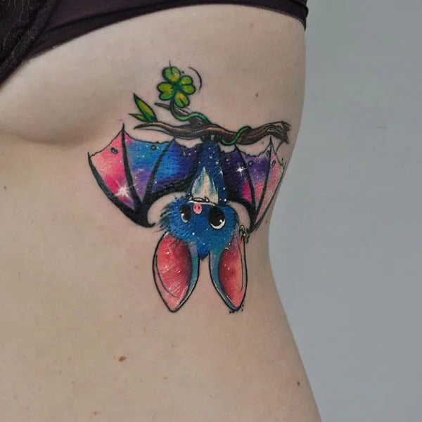 Bat Tattoo On Hand