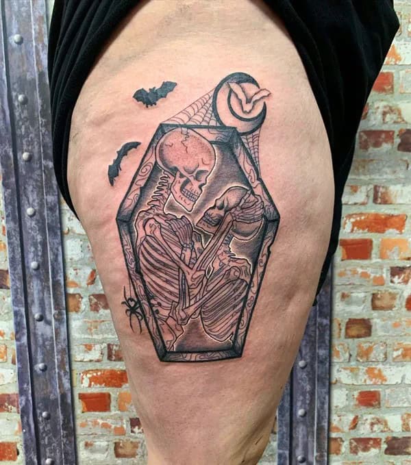 Skeleton Lovers Tattoo