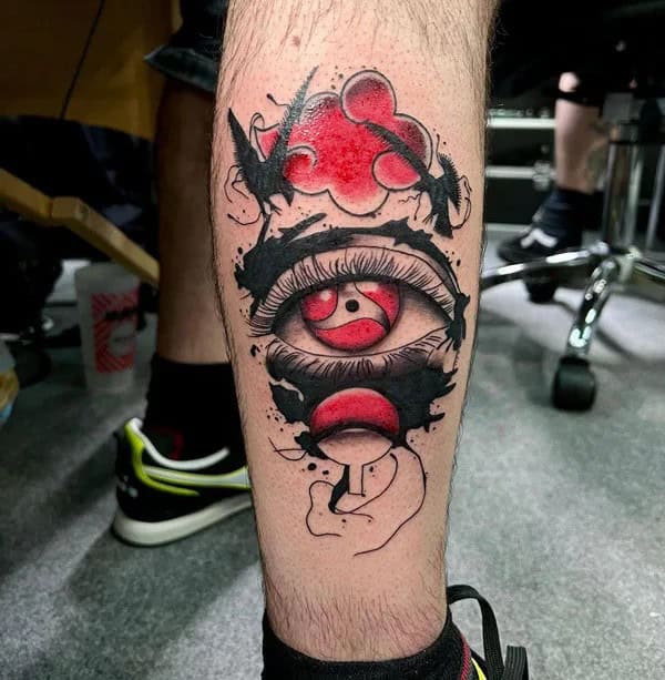 Itachi Sharingan Tattoo