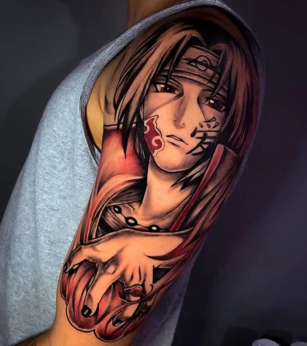 Itachi Hand Tattoo