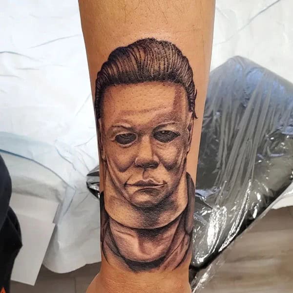 Michael Myers House Tattoo