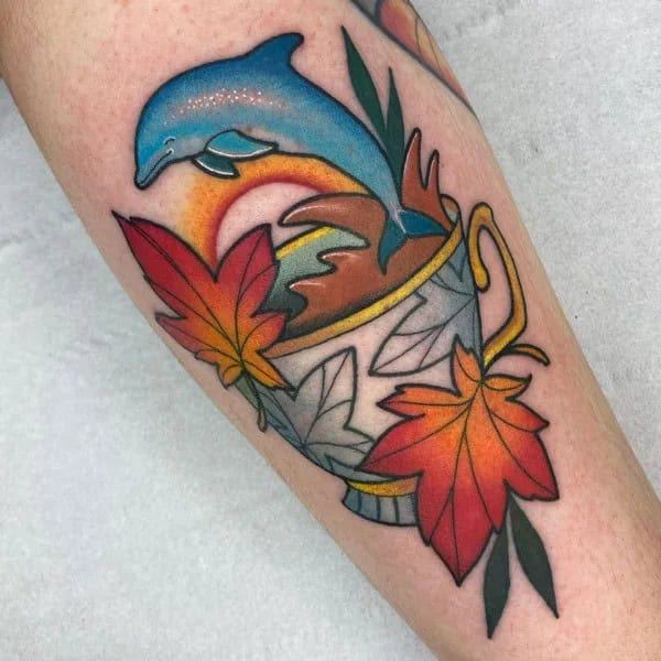 Autumn Leaf Tattoo