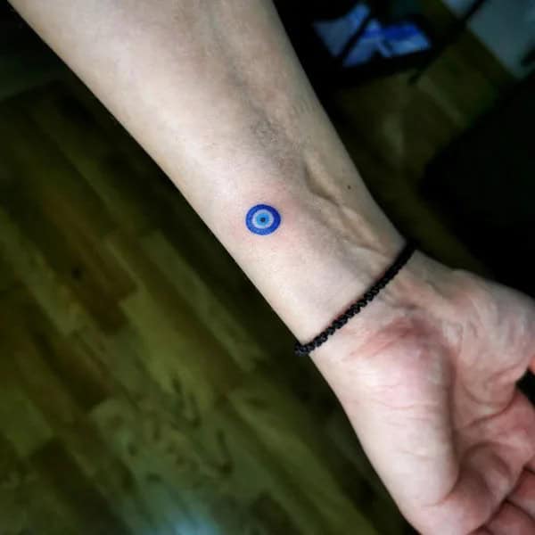 Small Evil Eye Tattoo