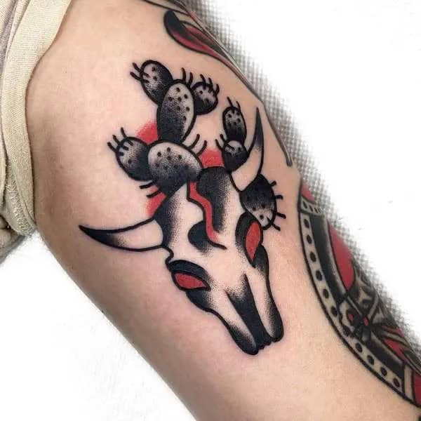 Cow Skull Tattoo