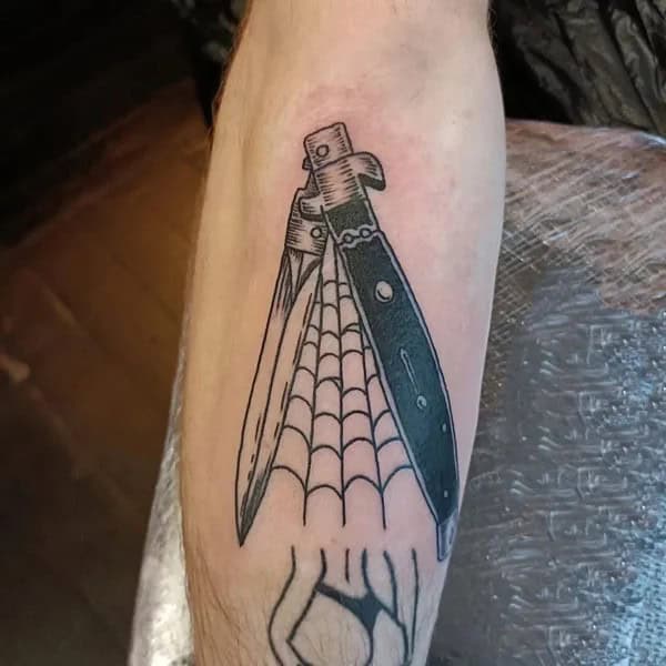 Gothic Dagger Tattoo