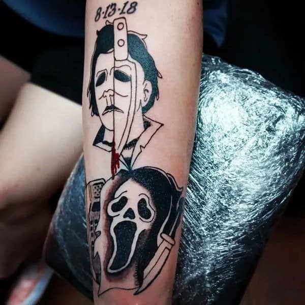 Michael Myers House Tattoo