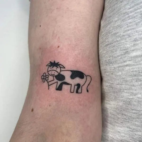 Funny Cow Tattoo