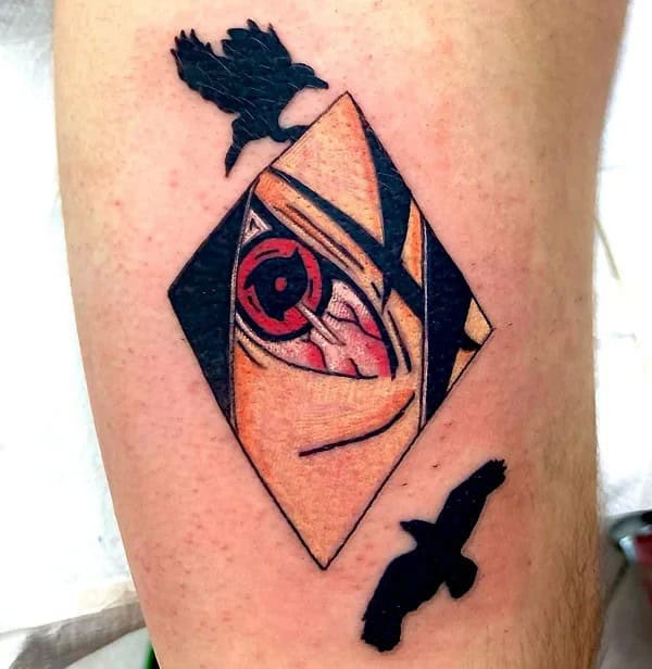 Madara Sharingan Tattoo