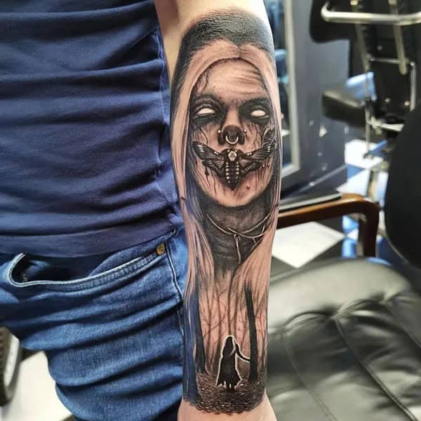 Old School Horror Tattoo