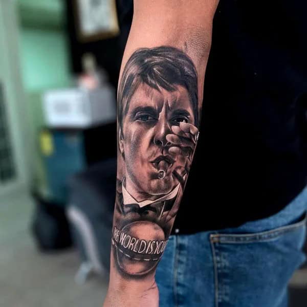 Al Pacino Scarface Tattoo