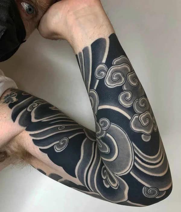 Japanese Blackwork Tattoo