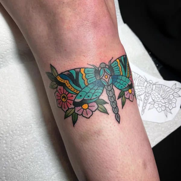 More Sublime Entries Of Dragonfly Tattoos