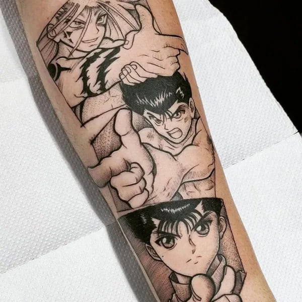 “Jujutsu Kaisen” Neck Tattoo