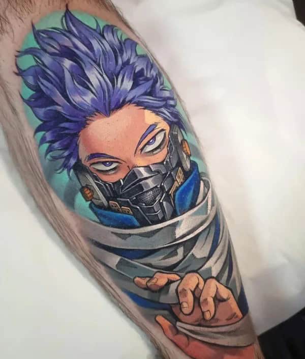 Anime Foot Tattoo