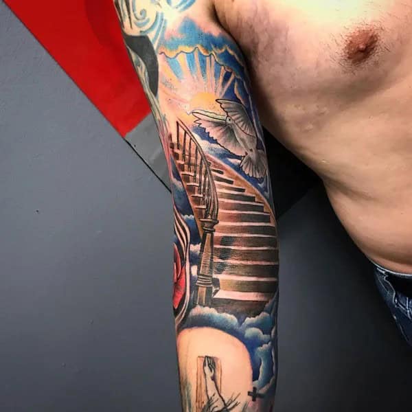 More Unique Stairway To Heaven Tattoo Ideas To Wear in 2024