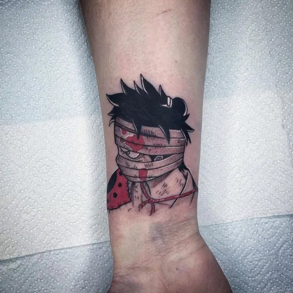 Anime Foot Tattoo