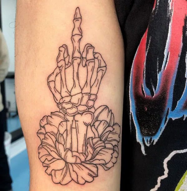 More Skeleton Hand Tattoos To Recreate At This Instant!