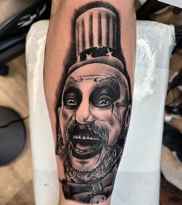 Old School Horror Tattoo